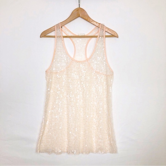 Intimately, Free, People, Sheeer, sequin tank top - Picture 1 of 8